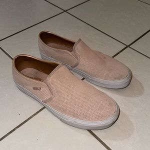 Vans | Pink - Slip-On Perf Leather Shoe